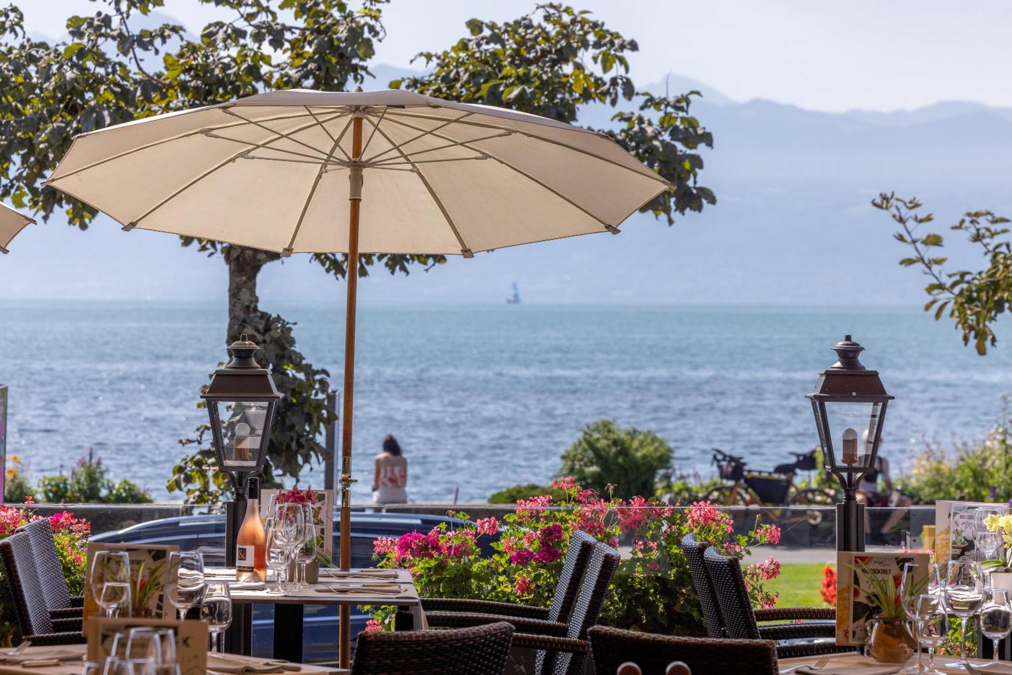 Romantik Hotel Mont Blanc Au Lac Morges Kültér fotó