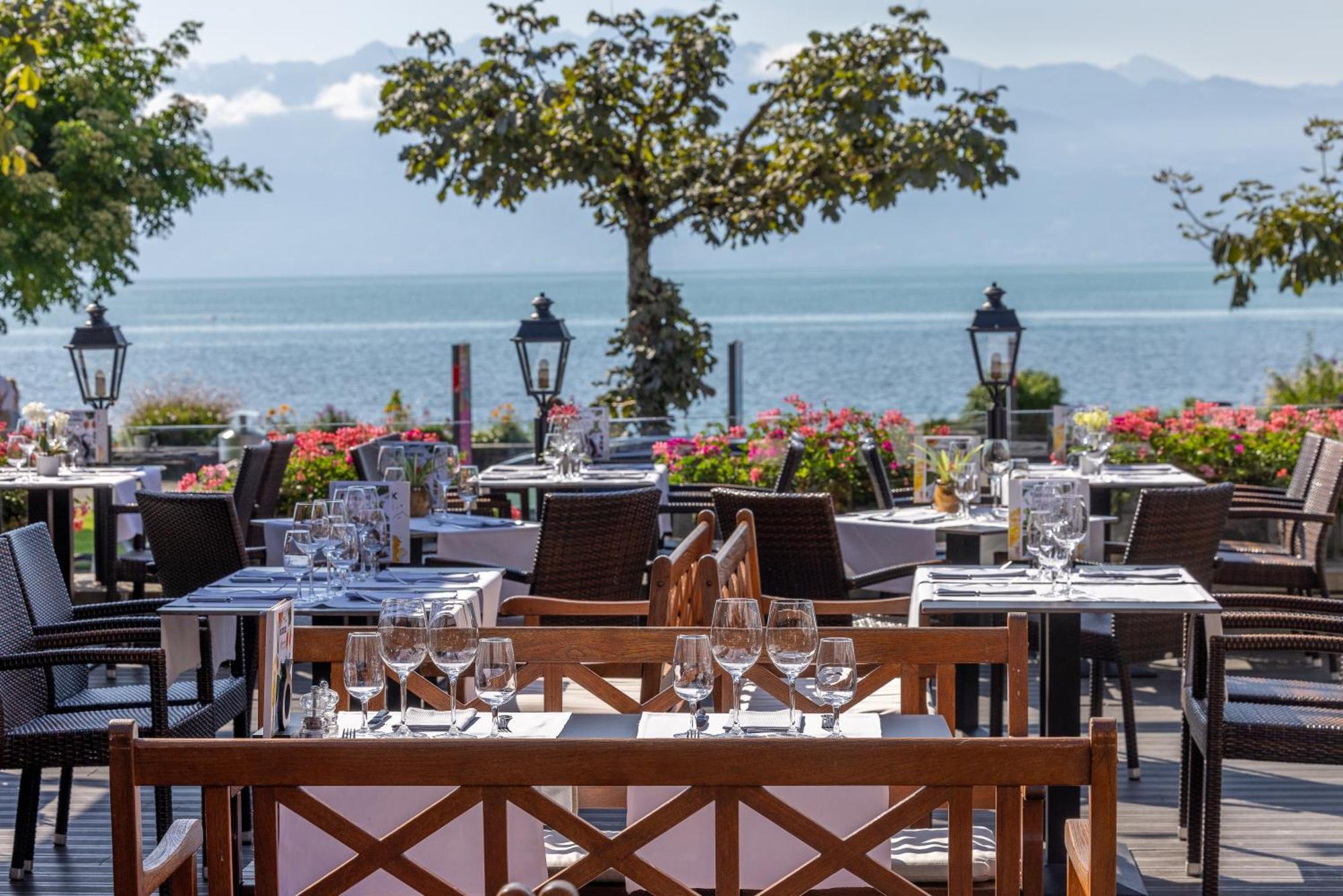 Romantik Hotel Mont Blanc Au Lac Morges Kültér fotó