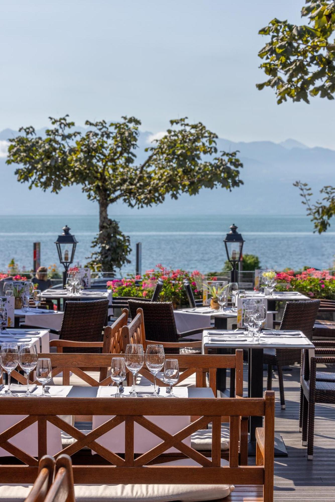 Romantik Hotel Mont Blanc Au Lac Morges Kültér fotó