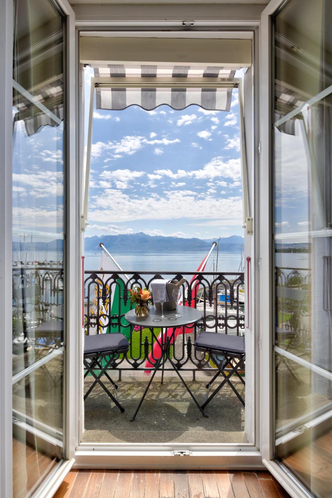 Romantik Hotel Mont Blanc Au Lac Morges Kültér fotó